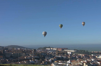 Viaje en globo de los Reyes Magos por Cáceres