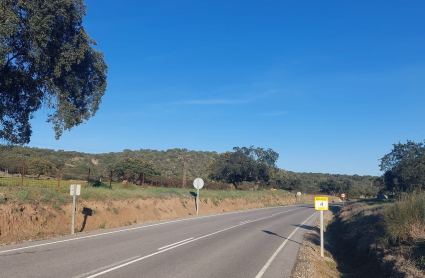 Accidente en la carretera BA-032