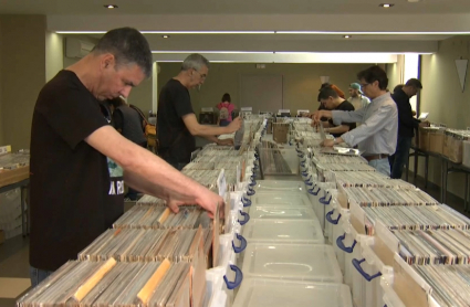 Feria de discos celebrada en Badajoz
