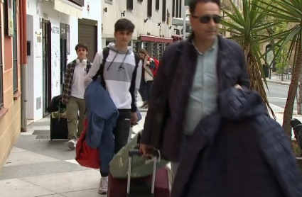 Grupo de turistas de Cuenca pasan sus vacaciones de Semana Santa en Cáceres