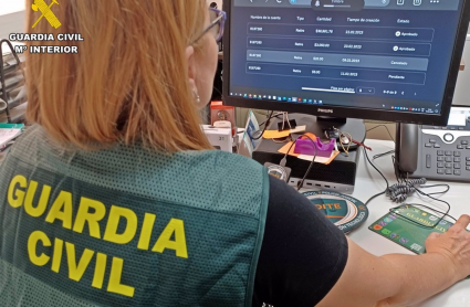 Guardia Civil criptomonedas