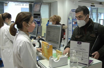 Mascarillas en farmacia