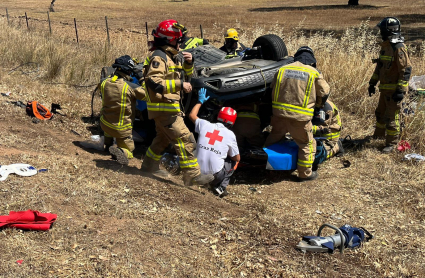 Accidente en la EX-110