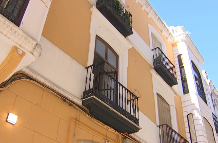 Edificios del casco antiguo de Badajoz
