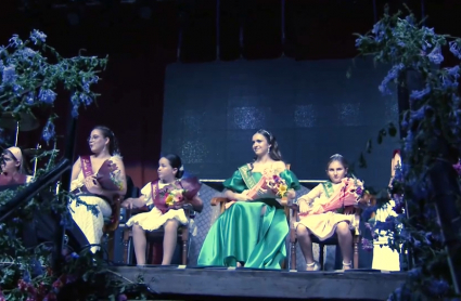 Elección de reina y damas en Huertas de Ánimas
