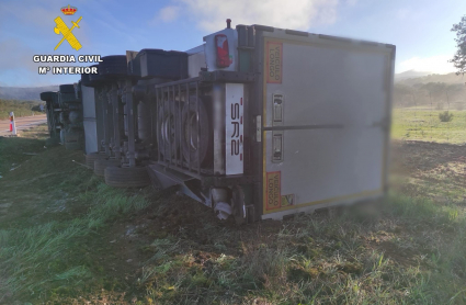 Accidente en la N-523