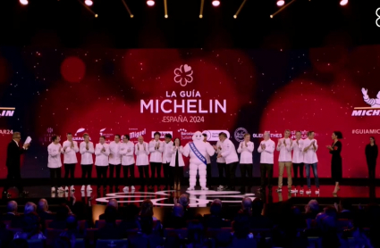 Foto de familia gala Guía Michelín