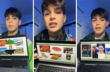 Helio Roque durante su defensa de Extremadura en TikTok