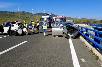 Accidente en la A-66