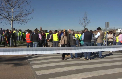 Protesta de agricultores y ganaderos en Mérida