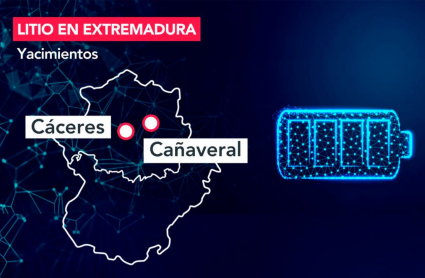 Yacimientos de litio en Extremadura