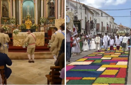 Corpus Christi en Fuentes de León y San Vicente de Alcántara