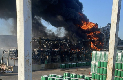 Incendio en Miajadas