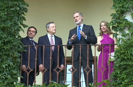 El Rey y Mario Draghi ya están en Yuste