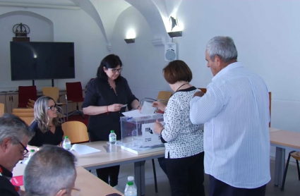 Votaciones en Extremadura